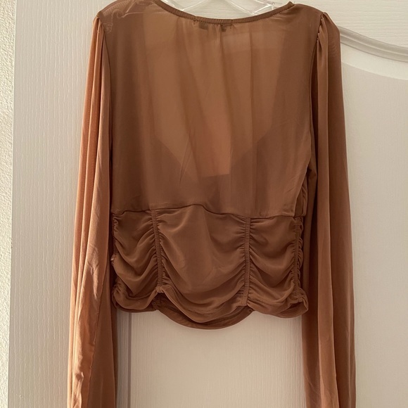 (MOCHA) NWT- OOTD Harper Long Sleeve - Picture 4 of 5